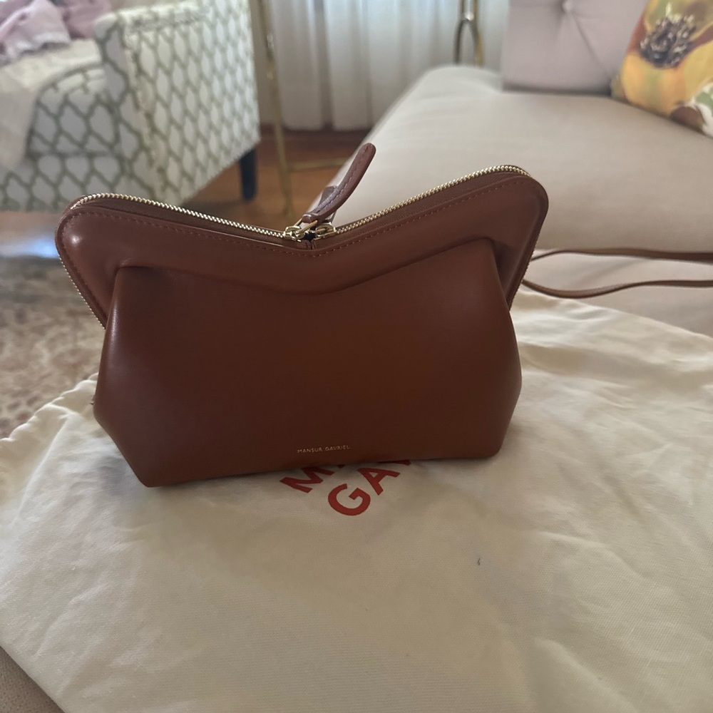 Mansur Gavriel Tan Clutch